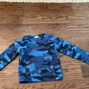 Boys appaman blue camo sweatshirt size 3T